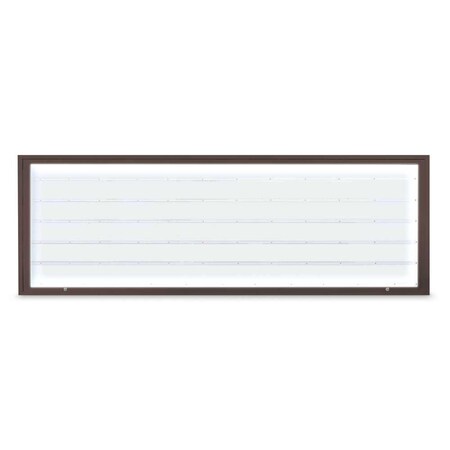 United Visual Products Single Door Radius Corkboard, 18"X24", G UV8000-GOLD-ULTMAR